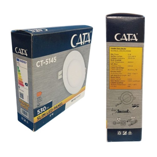 Cata Ct-5145 6W Panel Led Armatür / Beyaz