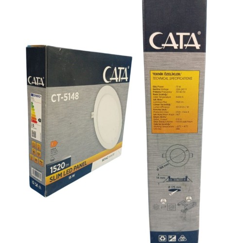 Cata Ct-5148 Eco 15W Panel Led Armatür / Beyaz