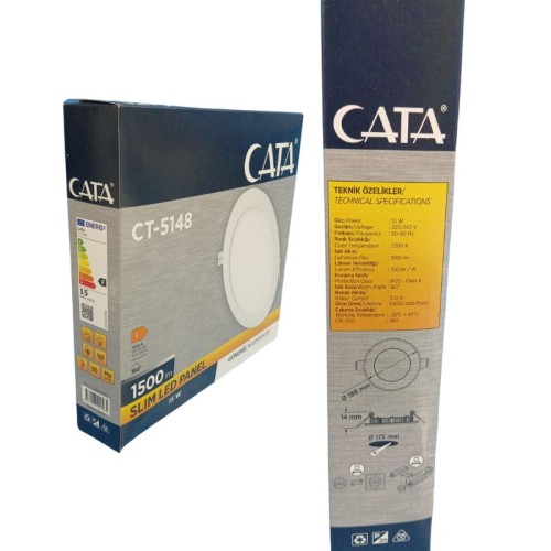 Cata Ct-5148 Eco 15W Panel Led Armatür / Günışığı