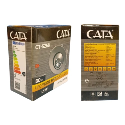 Cata Ct-5268 Yıldız Spot Hareketli / Beyaz