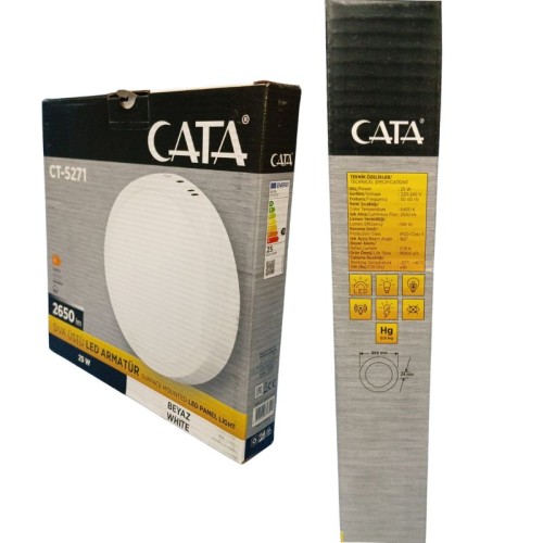 Cata Ct-5271 25W Damla Led Panel Armatür / Beyaz