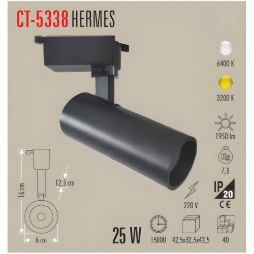 Cata Ct-5338 25W Hermes Ray Armatür / Beyaz