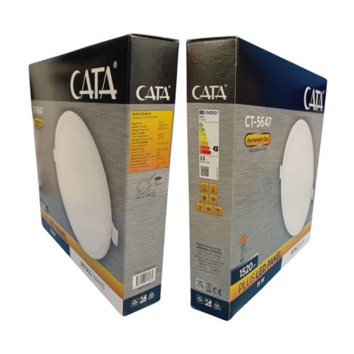 Cata Ct-5647 15W Plus Led Panel Armatür / Beyaz