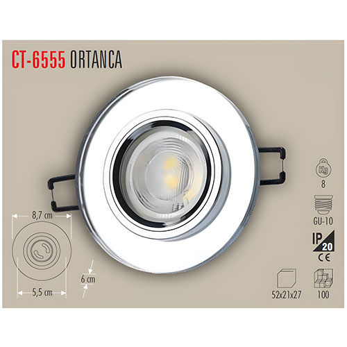 Cata Ct-6555 Cam Spot Armatür