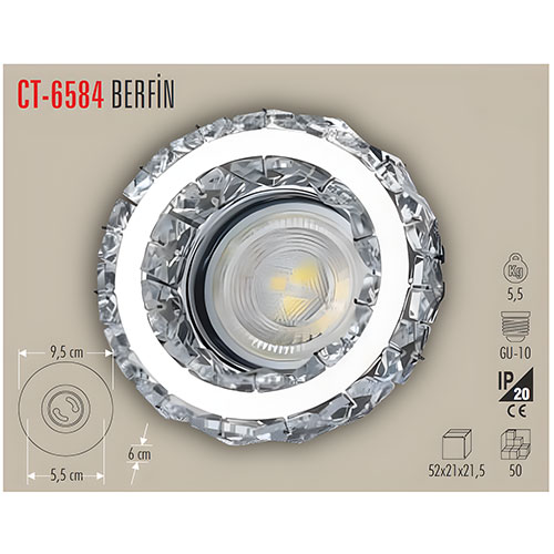 Cata Ct-6584 Kristal Cam Spot