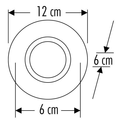 Cata Ct-6641 Nilüfer Kristal Cam Spot