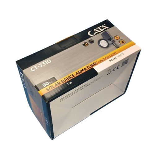 Cata Ct-7310 Solar Bahçe Armatürü 7W / Beyaz