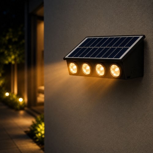 Cata Ct-8010 20W Kos Solar Led Aplik / Amber