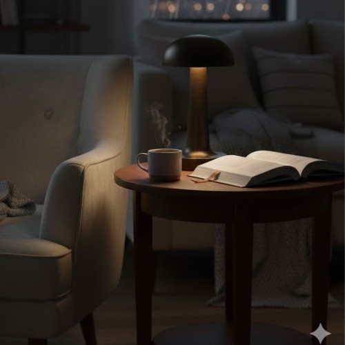 Cata Ct-8428 Lizbon Antik Şarjlı Masa Lambası 