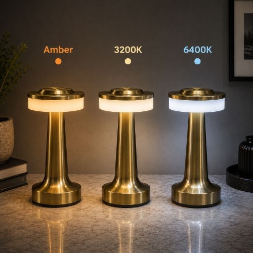 Cata CT-8435 Oslo Şarjlı Masa Lambası 3 Renk