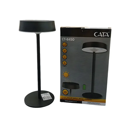 Cata Ct-8450 Dubai Solar Şarjlı Masa Lambası