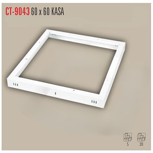 Cata Ct-9043 60*60 cm Sıva Üstü Slim-Backlight Kasa