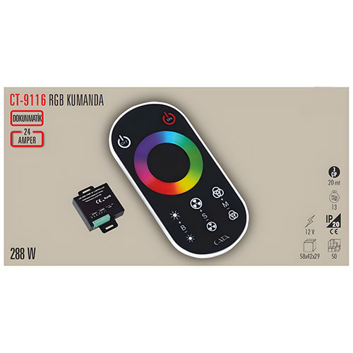 Cata CT-9116 Profesyonel RGB Kumanda 24 Amper Slim