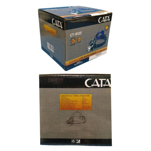 Cata CT-9123 Poyraz Kafa Lambası Şarjlı Lamba