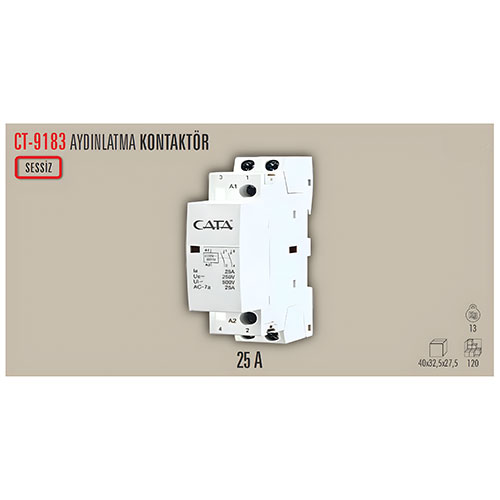 Cata Ct-9183 Modüler Aydınlatma Konnektörü 25A