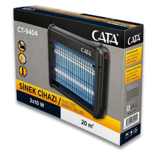 Cata Ct-9404 2*10 Balastlı Sinek Armatürü