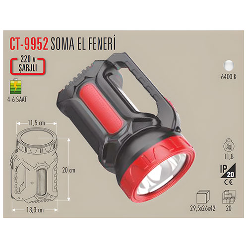 Cata Ct-9952 Soma Gemici El Feneri