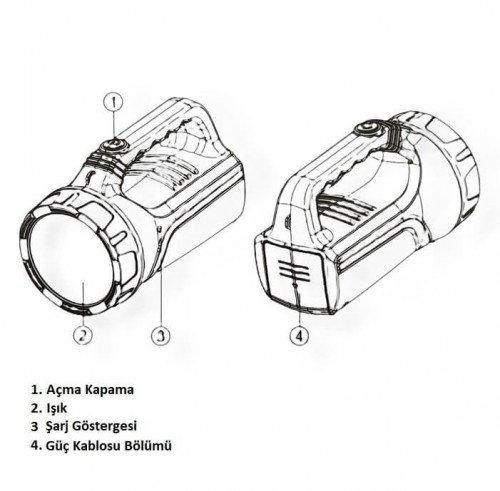 Cata Ct-9952 Soma Gemici El Feneri