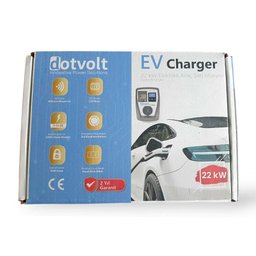 Dotvolt EV Charger 22KW - 3 Faz - AC - Araç Şarj İstasyonu