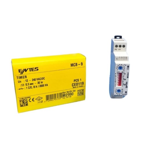 Entes MCB-9 Elektronik Zaman Rölesi