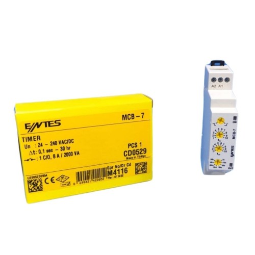 Entes MCB-7 Elektronik Zaman Rölesi