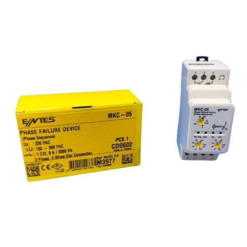 Entes Faz Sıralı Asimetri Gecikmeli Motor Koruma Rölesi