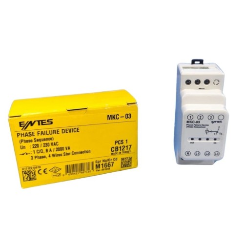 Entes Faz Sıralı SB Asimetri Motor Koruma Rölesi