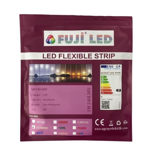 Fujiled 120 Led İç Mekan Şerit Led Günışığı