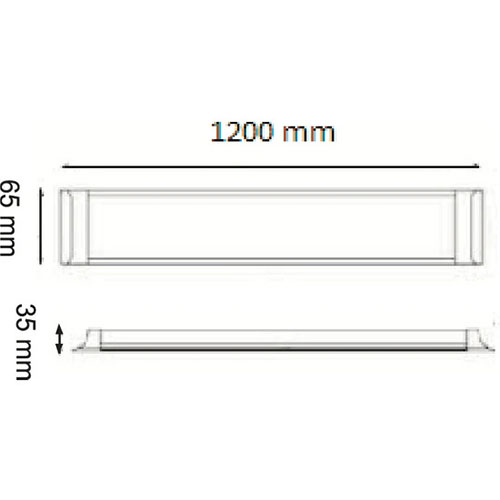 Fujiled 36W Led Etanj Armatür Beyaz