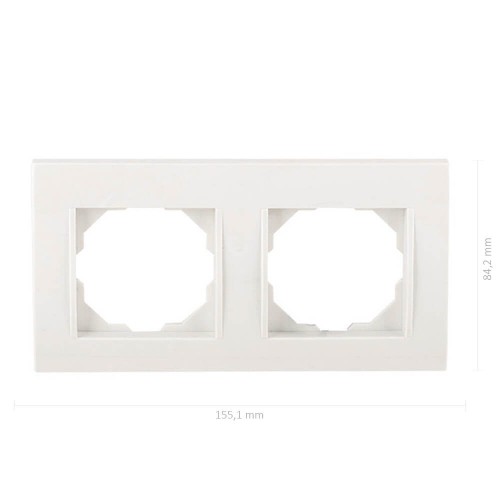 NETELSAN - Netelsan Byobu Beyaz İkili Çerçeve