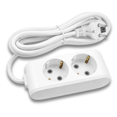 VIKO - Viko Multilet İkili Topraklı Çocuk Korumalı Grup Priz 2 Mt Uzatma Kablosu