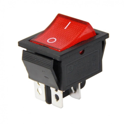 DIGER - KIRMIZI GENİŞ IŞIKLI ANAHTAR END008