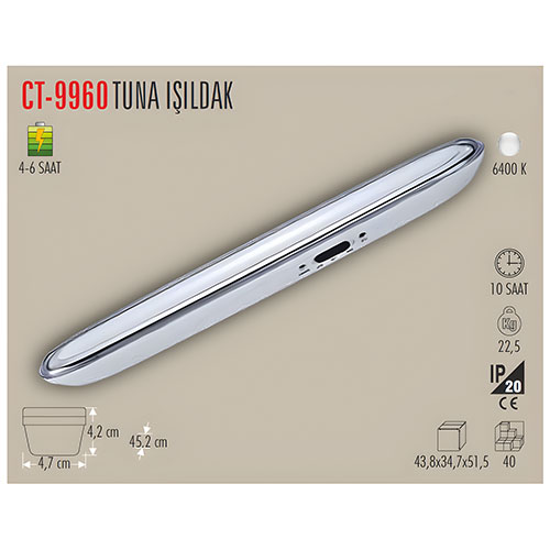 Cata CT-9960 Tuna 60 Ledli Işıldak