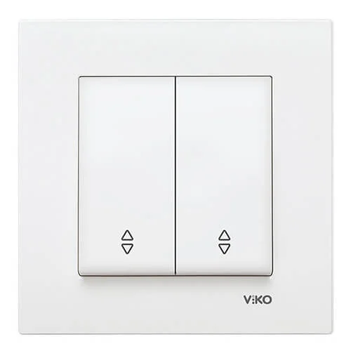 VIKO - Viko Karre Komütatör Vavien Anahtar - Çerçevesiz Beyaz