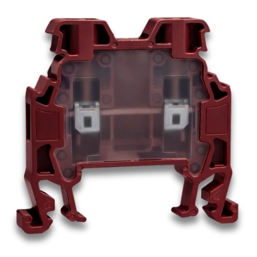 ONKA - Onka MRK 6mm² Vida Bağlantılı Ray klemens / Kırmızı