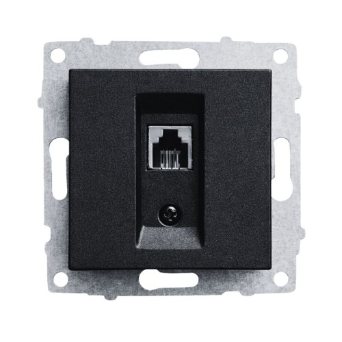 OVIVO - Ovivo Siyah Nümeris Telefon Prizi