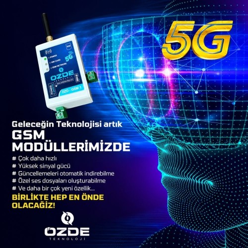 Özde Gsm 4 Uzaktan Kontrol Modülü 5G ( 4 Röleli )