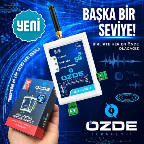 Özde Gsm 4 Uzaktan Kontrol Modülü 5G ( 4 Röleli )