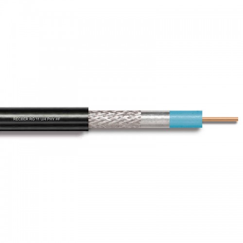REÇBER - Reçber Rg 11 U4 Halojen Free 307087G Koaksiyel Kablo (1 metre)