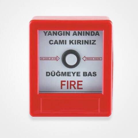 ÇETSAN - S/Ü KARE YANGIN İHBAR BUTONU