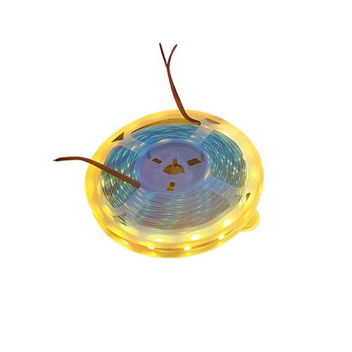 Silikonsuz 10 Çip Şerit Led - Amber