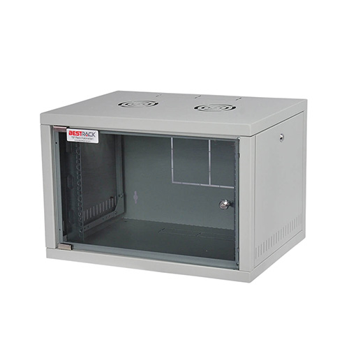 BESTRACK - Bestrack Silver Duvar Tipi Rack Kabinet 16U 600*560
