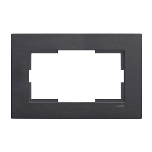VIKO - Viko Novella Siyah İkili Priz Çerçevesi
