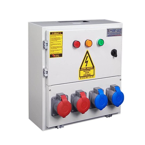 ZEYBEK - Zeybek Sıva Üstü 40*40 Priz Dağıtım Panosu / Montajlı (Sıemens Malzemeli)