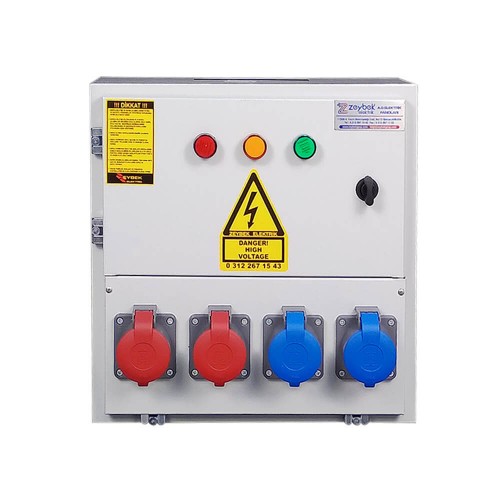 Zeybek Sıva Üstü 40*40 Priz Dağıtım Panosu / Montajlı (Sıemens Malzemeli)