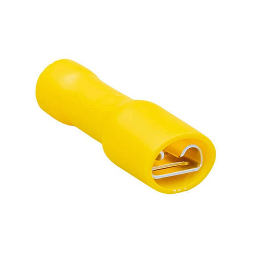 ZEYBEK - Tam 0,8x6,35 İzoleli Dişi Faston Tip Kablo Uçları (ZEYBEK)