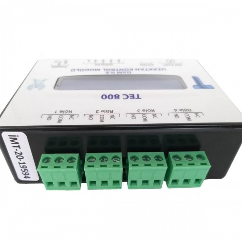 Tecim TEC-800 GSM Uzaktan Kapı Kontrol Modülü 4 Röleli