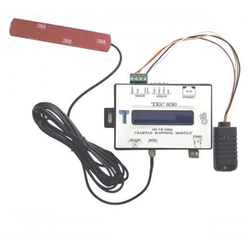 TECIMM - Tecimm Tec 830 Gsm Uzaktan Isı Ve Nem Kontrol Cihazı