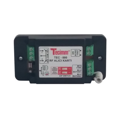 TECIMM - Tecimm 880 RF Evrensel Alıcı Kartı