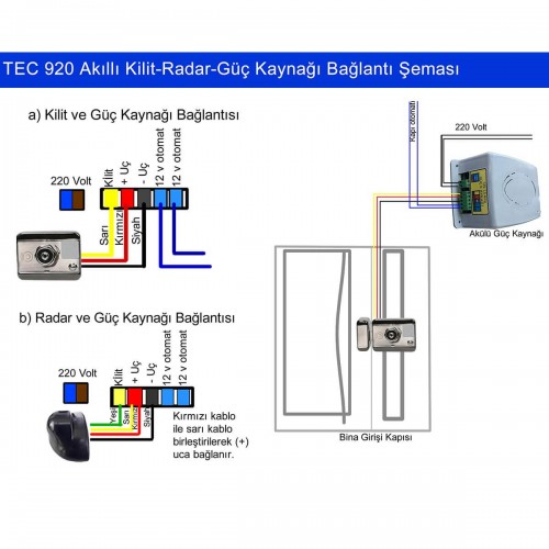 Tecimm Tec-920 Akıllı Kilit